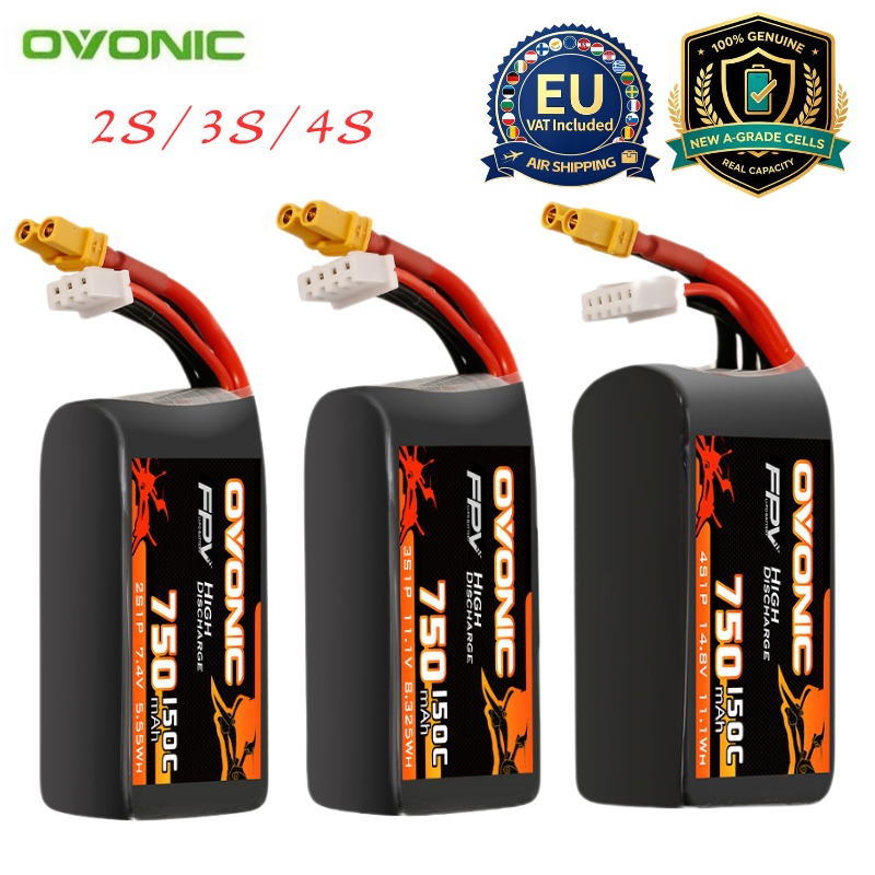 Batterie Lipo OVONIC 150C 750m - Drone Racing Battery avis et prix